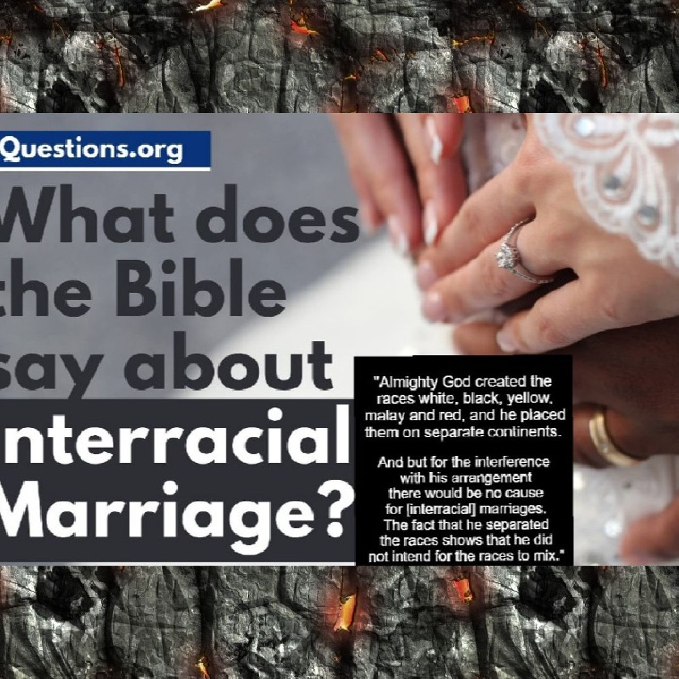 CURSED INTERRACIAL DATING IS FORBID BY YAHWEH!!BIBLICAL PROOF! episode artwork