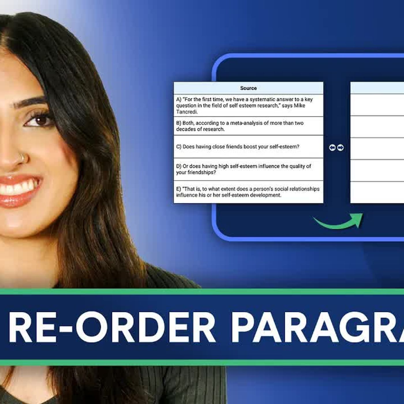 PTE Reading: Re-order Paragraphs | 3 Practice Tasks with Answers episode artwork