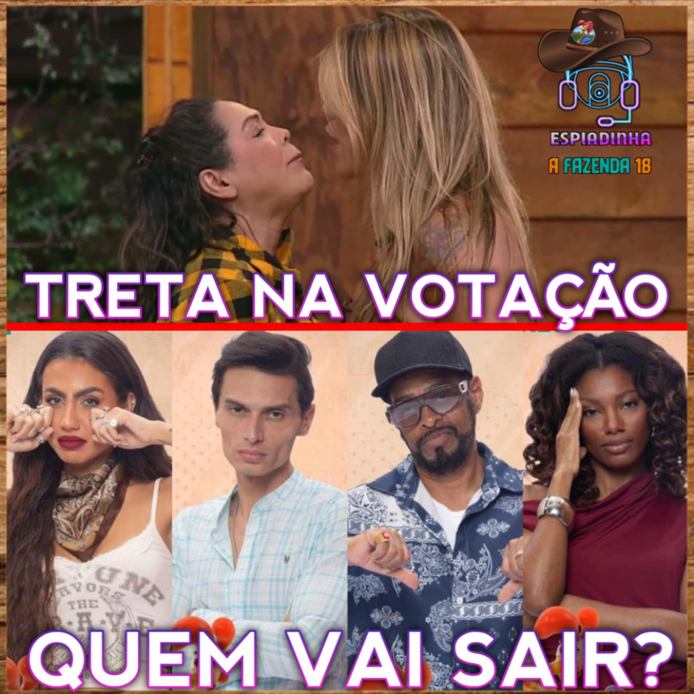 Cathe, Tina, Thaide ou Gabriel, quem vai SAIR? + Ana jogou ÁGUA na Mônica | A Fazenda 18