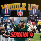 #HuddleUp Semana 4 #NFL @TapaNava & @PabloViruega