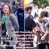 AOC Pretended to be Handcuffed and Arrested, Plus weird woman can fix Hunter #GoRightNews