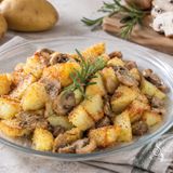 PATATE SABBIOSE E FUNGHI