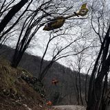 Cross nel bosco, scivola e vola nella scarpata. Ferito 32enne