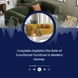 Cosylabs Explains the Role of Functional Furniture in Modern Homes