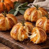 Fagottini di pasta sfoglia a forma di zucca: 4 ripieni facili e sfiziosi