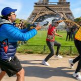 Fighting Scammers in Paris (fart spray gun 🔫 + 2 bodyguards)