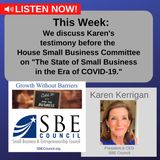 We discuss Karen's testimony before the House Small Business Committee on the COVID-19 economy.