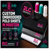 Custom Embroidered Polo Shirts in Houston: Professional Branding Made Simple