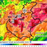 Previsioni 14-16 marzo: il maltempo porta altri 100 mm di pioggia entro domenica