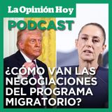 Gobiernos de Trump y Sheinbaum continúan conversaciones sobre "Permanecer en México".