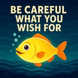 What if your dad caught a talking fish—and your mom asked it for a house, a castle, and even a crown?