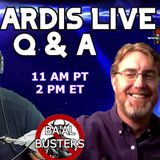 Dr Bryan Ardis, DC Live Q & A: (Next One is May 8th)