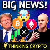 🚨BIG CRYPTO NEWS! TRUMP COINBASE & BAKKT, OCC BITCOIN ETF OPTIONS, & XRP CARDANO!!