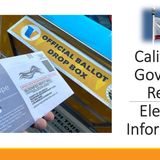 It's ONME Local-CV-8-10-21:  Dates approaching for CA Gov. Recall Elections; also there are two upcoming Central Valley elections