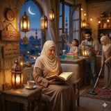 🌙حكاية الست عايدة وسر الـ 10 الأواخر.. ليه بننضف البيوت وننسى القلوب؟