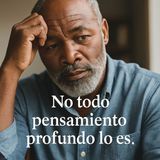 No todo pensamiento profundo lo es.