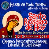 ROSARIO DE HOY, MARTES 10 DE SEPTIEMBRE DEL 2024 🌹 MISTERIOS DOLOROSOS. 🙏Santo Rosario a la Virgen María.🌹