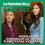 La Presidenta de México asegura que son falsas las acusaciones de la Secretaria de Seguridad..