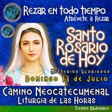 SANTO ROSARIO DE HOY, DOMINGO 13 DE JULIO 2025 🌹 MISTERIOS GLORIOSOS.🌹 Rezar en todo tiempo