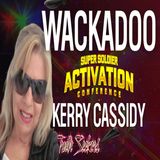 Crazy Kerry Cassidy from project SCAMALOT! At the supersoldier activation wackadoo convention!