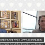 Tate Stock Founder of the Chirp Wheel, struck SharkTank win with Lori Grenier