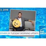Big Brother 20 | Tuesday Morning Live Feeds Update