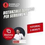 Distanziale termico per gestire lo spazio tra telaio e guida dell'avvolgibile