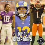TOP 10 Receptores Abiertos - Ja'Marr Chase se mantiene en lo más alto. Puka y JSN toca la puerta
