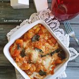 Gnocchi gratinati al forno con provolone e besciamella