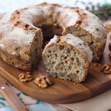 CIAMBELLA DI PANE ALLE NOCI