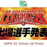 Wrestling 2 the MAX EXTRA:  NJPW G1 Climax 26 Finals