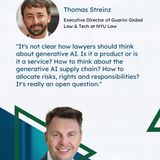 GPT, GDPR, AI ACT: how (not) to regulate “generative AI”? with prof. Thomas Streinz from NYU