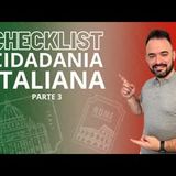 #3 ANÁLISE TÉCNICA das certidões para o pedido da CIDADANIA ITALIANA