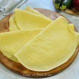 Crepes con farina di riso