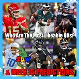 NFL Week 16: Who Are The Most Likeable QBs? (& Game Predictions)