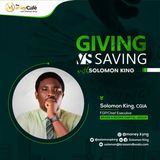 Giving VS Saving