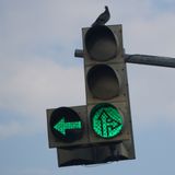 Sygnalizator S-2 – skręcanie na tzw. zielonej strzałce