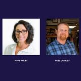 ARTWALKING RADIO 2-1-2024 Guests Hope Railey and Noel Lashley