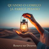 Quando o Começo Já Parece Pesado: Encontrando Descanso no Deserto