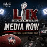 328. Super Bowl Media Row: Baron Davis, Tyson Ross, Jim Gray & Paul Gutierrez