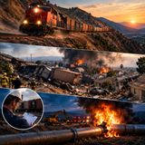 The Runaway Train and Pipeline Explosion