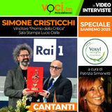 SANREMO 2025: SIMONE CRISTICCHI su VOCI.fm - clicca PLAY e ascolta l'intervista