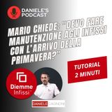 Mario chiede- "Devo fare manutenzione agli infissi con l’arrivo della primavera?"