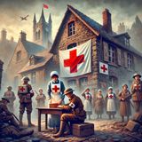 20 - Red Cross Girls in Belgium by Margaret Vandercook