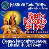 Rosario del hoy Lunes 25 de Noviembre 2024 🌹 MISTERIOS GOZOSOS. Rosario a la Virgen María.