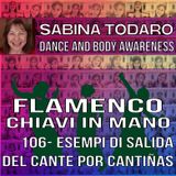#106 Esempi di salida del cante por cantiñas - Flamenco Chiavi in Mano