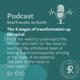 The 4 stages of transformation up the spiral