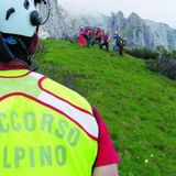 Si infortuna sulla Ferrata del Vajo Scuro: soccorso alpino in aiuto di un padovano