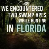HUNTER AND HIS FRIEND ENCOUNTER TWO "SKUNK APES" IN A WILDLIFE MANAGEMENT HUNTING AREA!!!