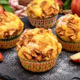 Muffin di mele e ricotta soffici e profumati